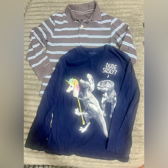 Bundle of Boys long sleeve  7 / 8 Shirts TCP - Picture 1 of 6